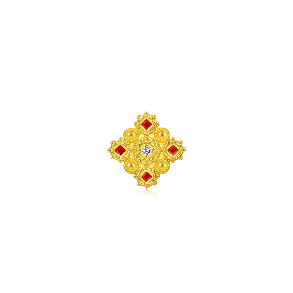 999 Gold Charm