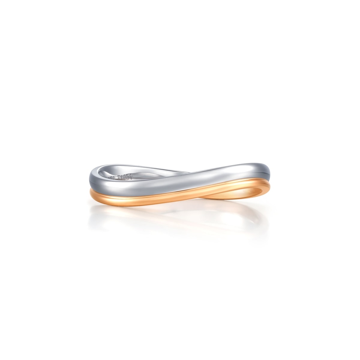 18K/750 Gold & 950 Platinum Ring