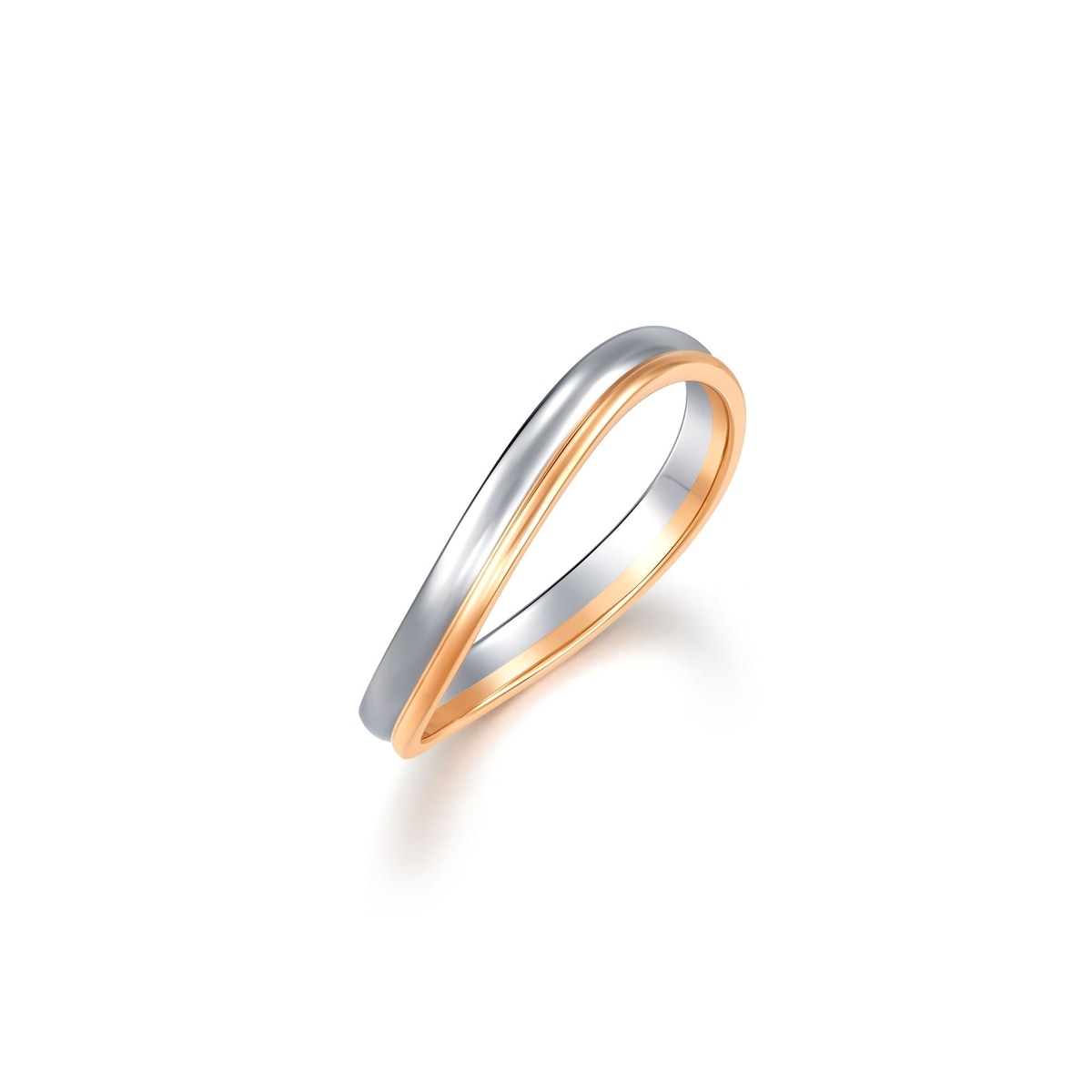 18K/750 Gold & 950 Platinum Ring
