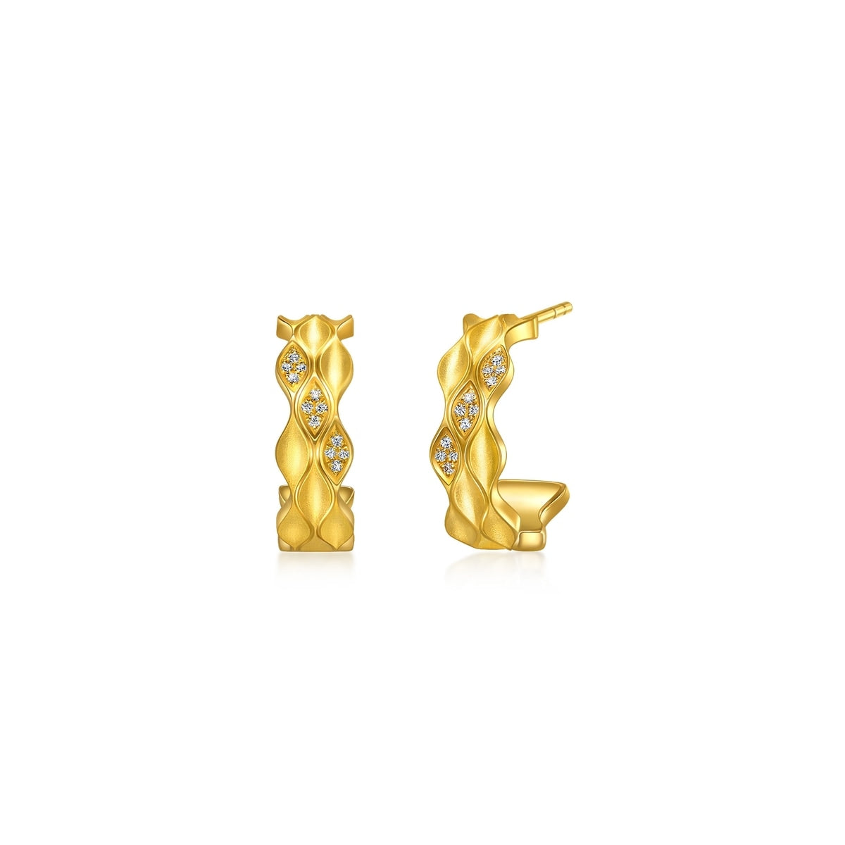999 Gold Earrings