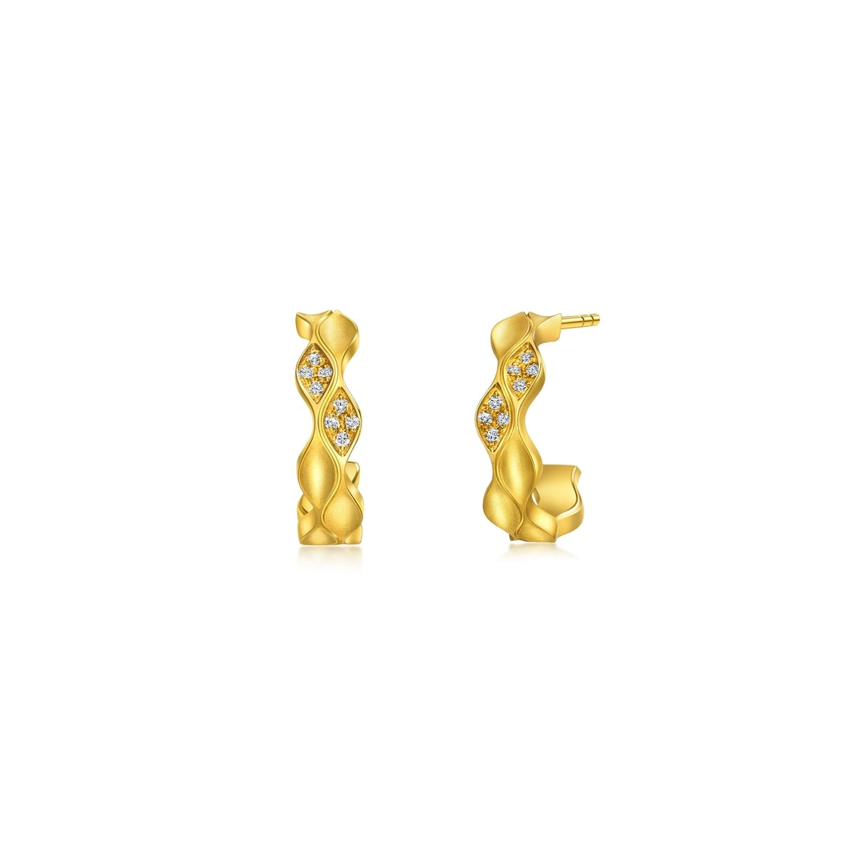 999 Gold Earrings