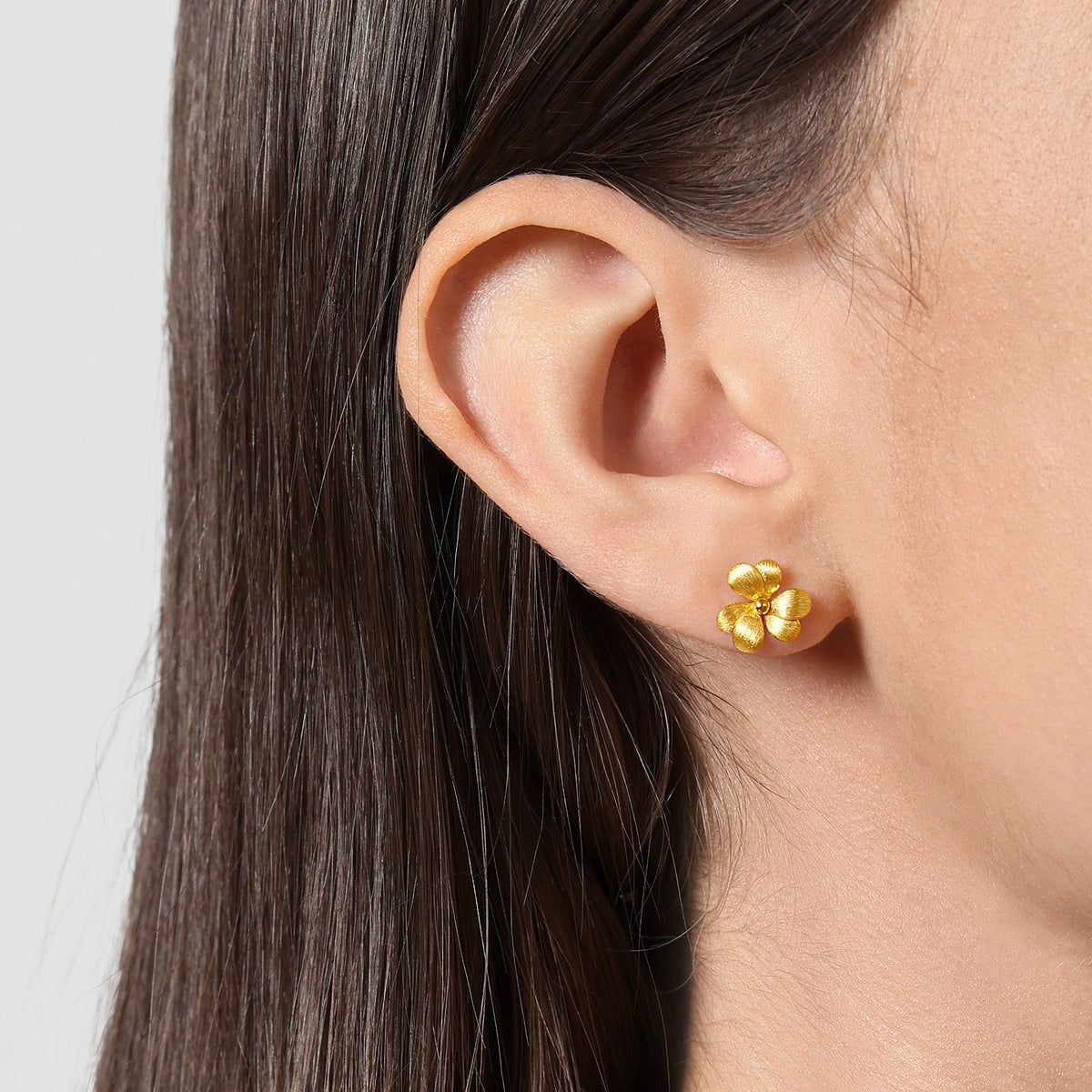999 Gold Earrings