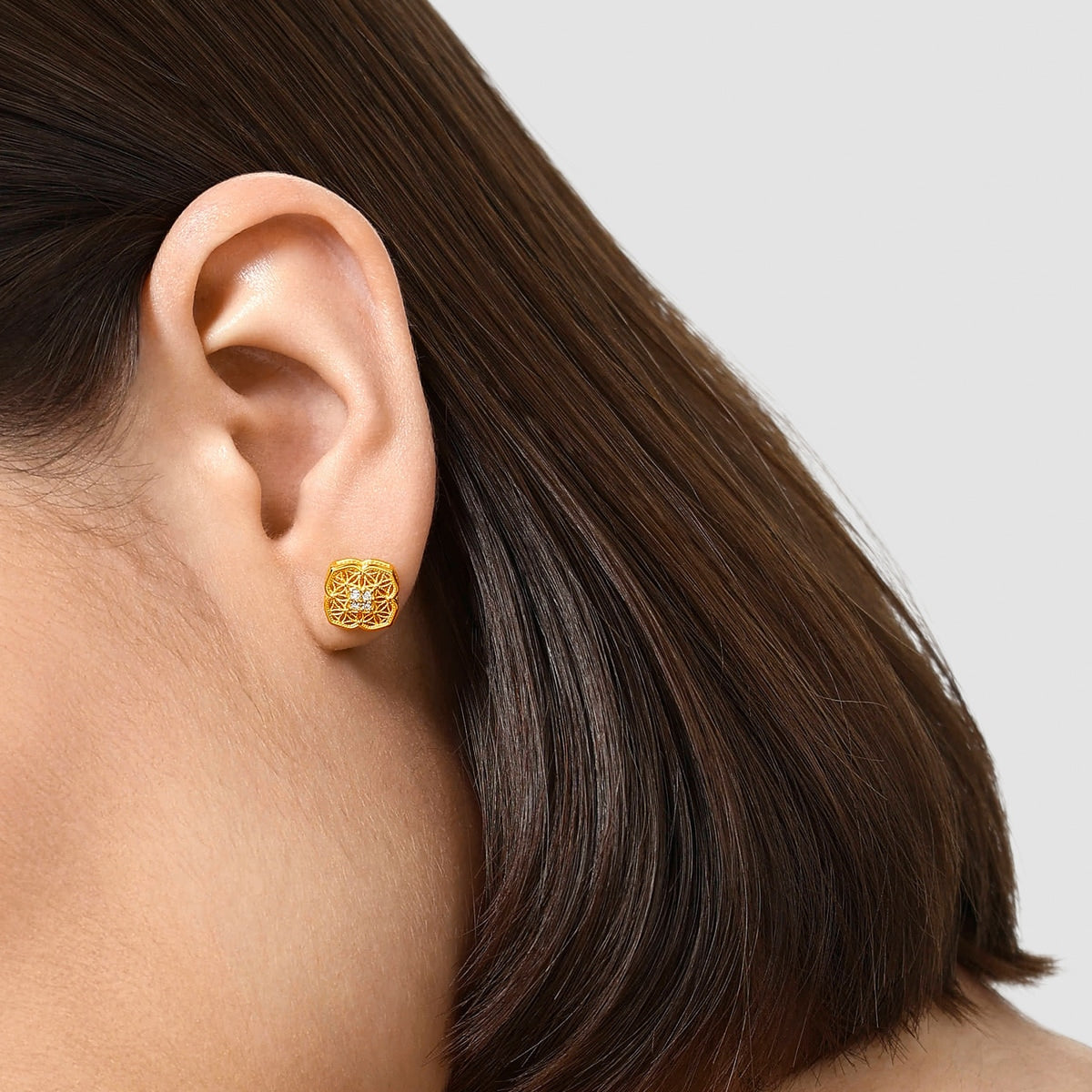 999 Gold Earrings