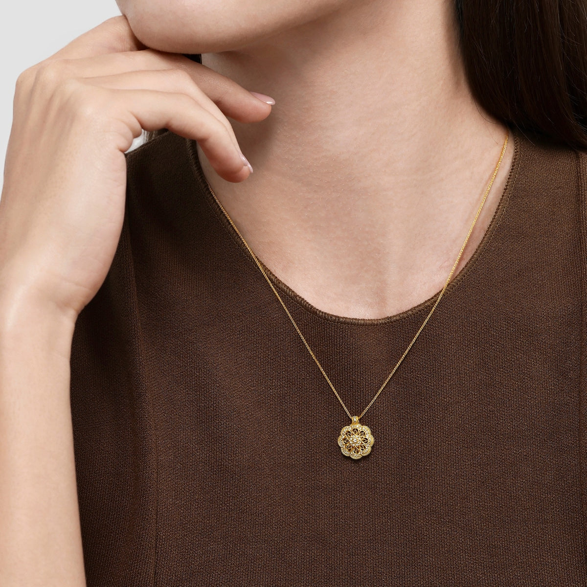 999.9 Gold Necklace