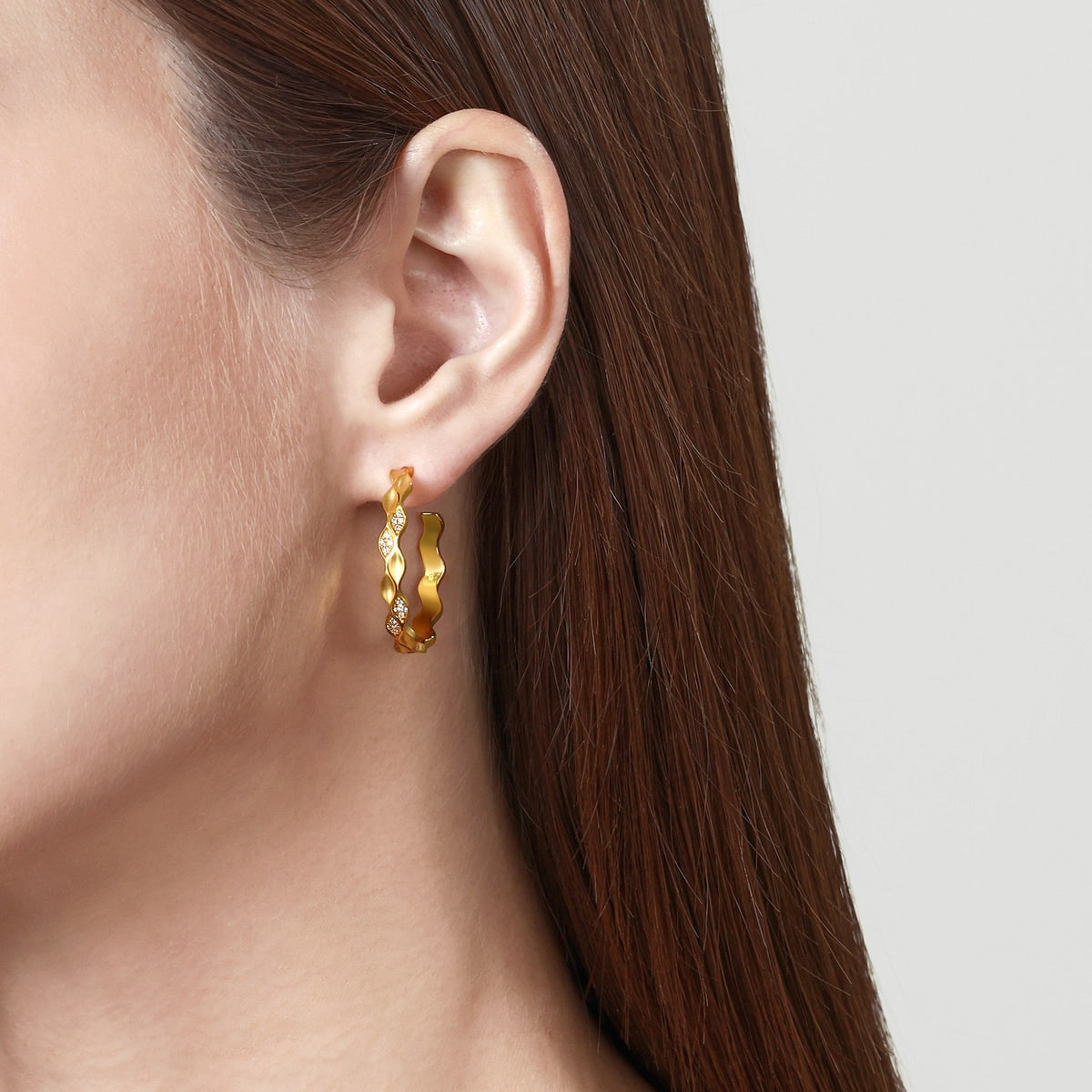 999 Gold Earrings