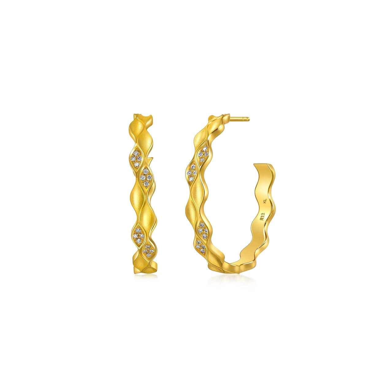 999 Gold Earrings