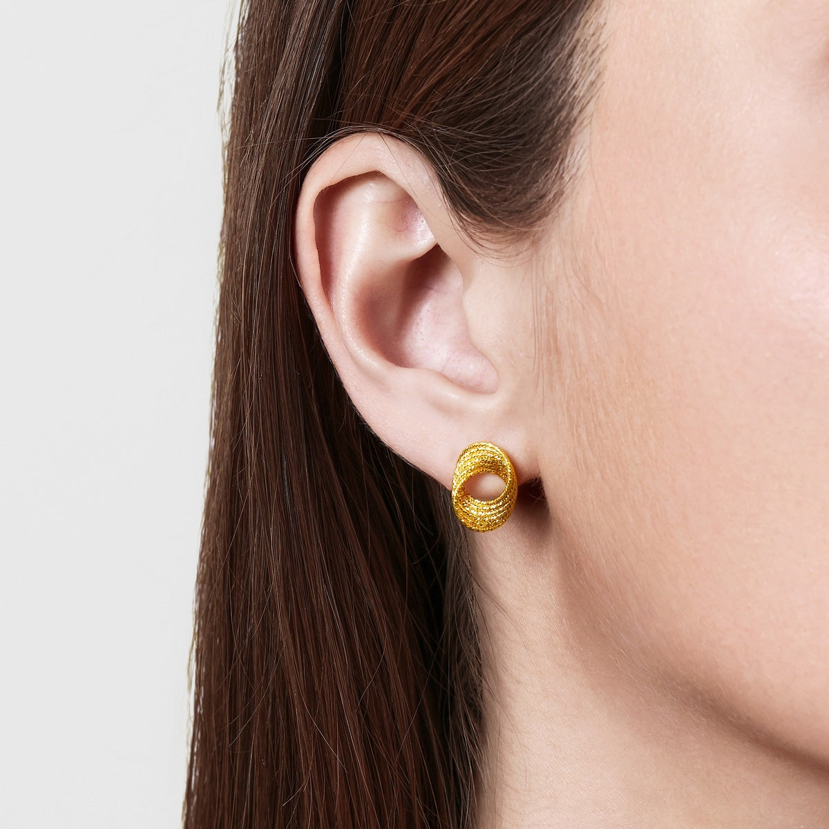 999 Gold Earrings
