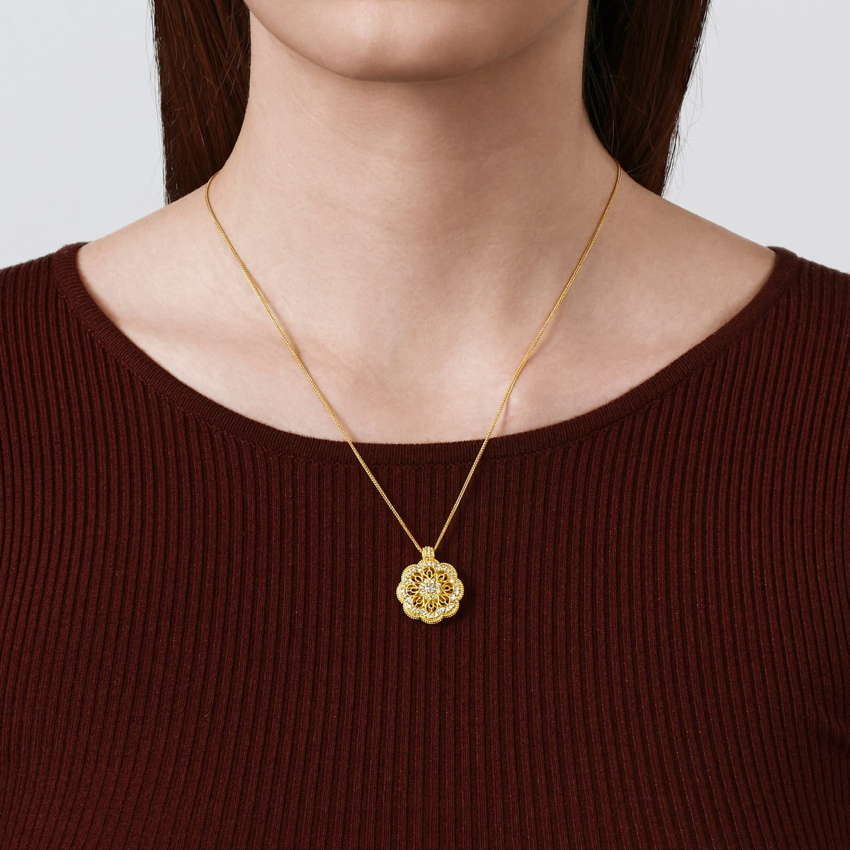 999.9 Gold Necklace