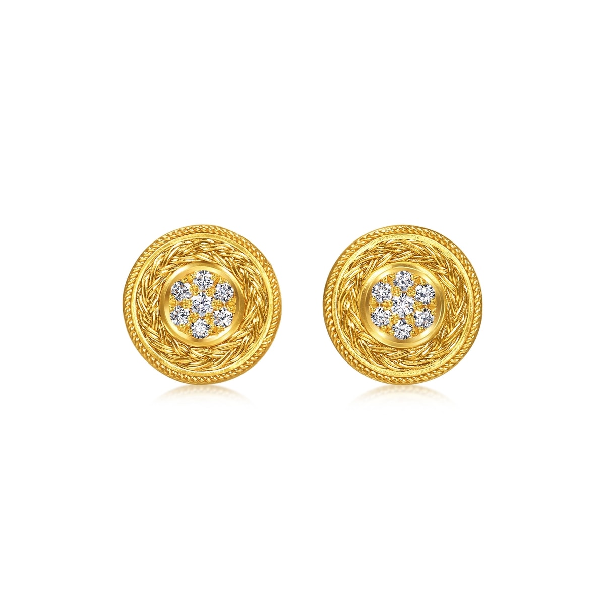 999 Gold Earrings