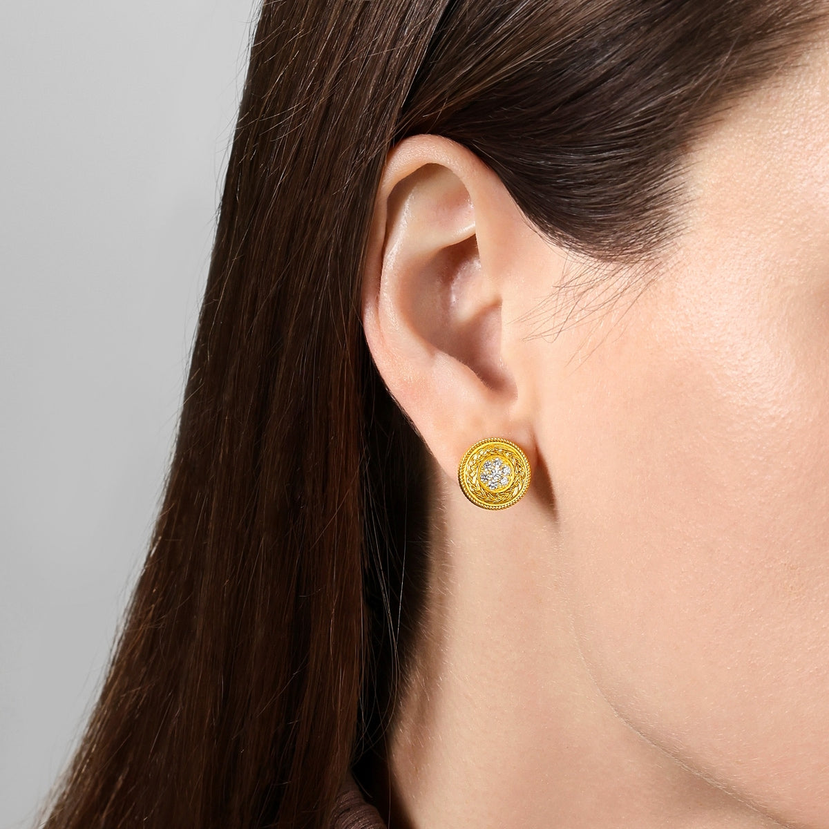 999 Gold Earrings
