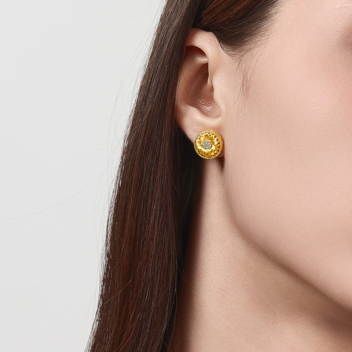 999 Gold Earrings