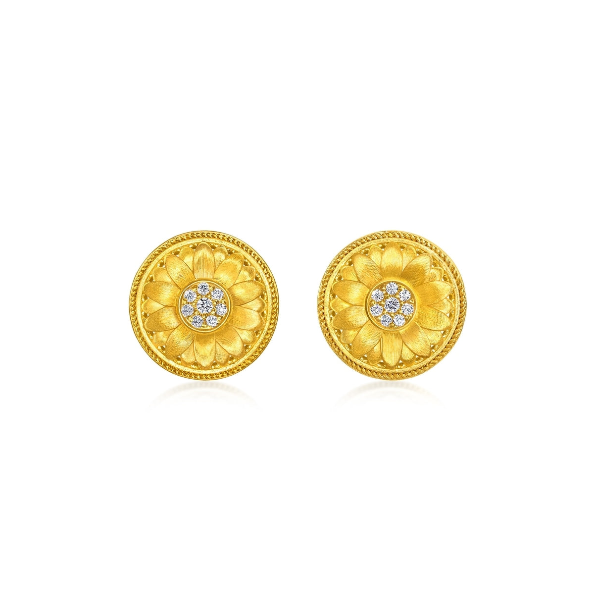 999 Gold Earrings
