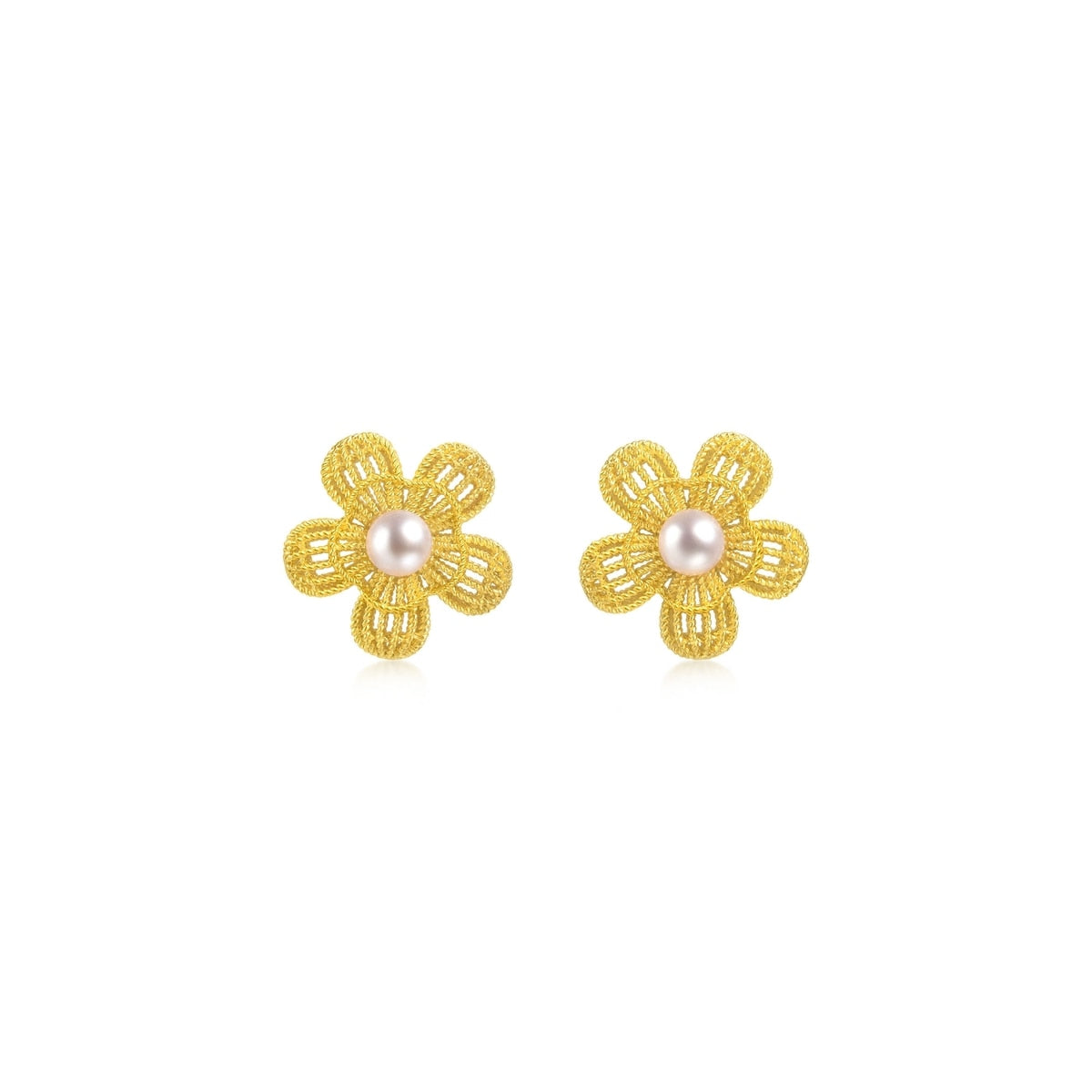 999.9 Gold Earrings