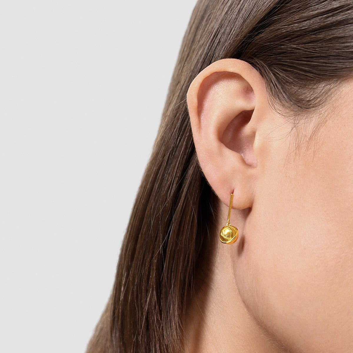 999 Gold Earrings