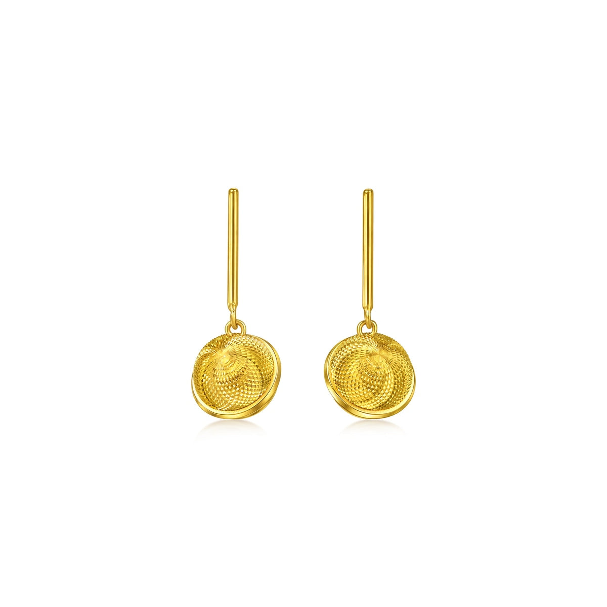 999 Gold Earrings