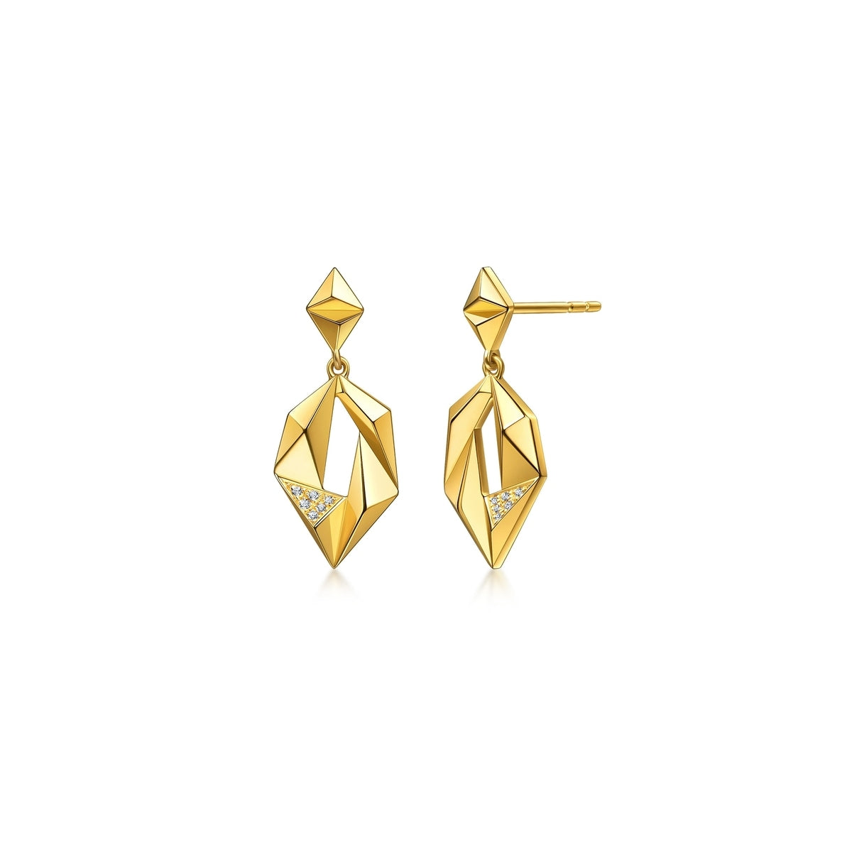 999 Gold Earrings
