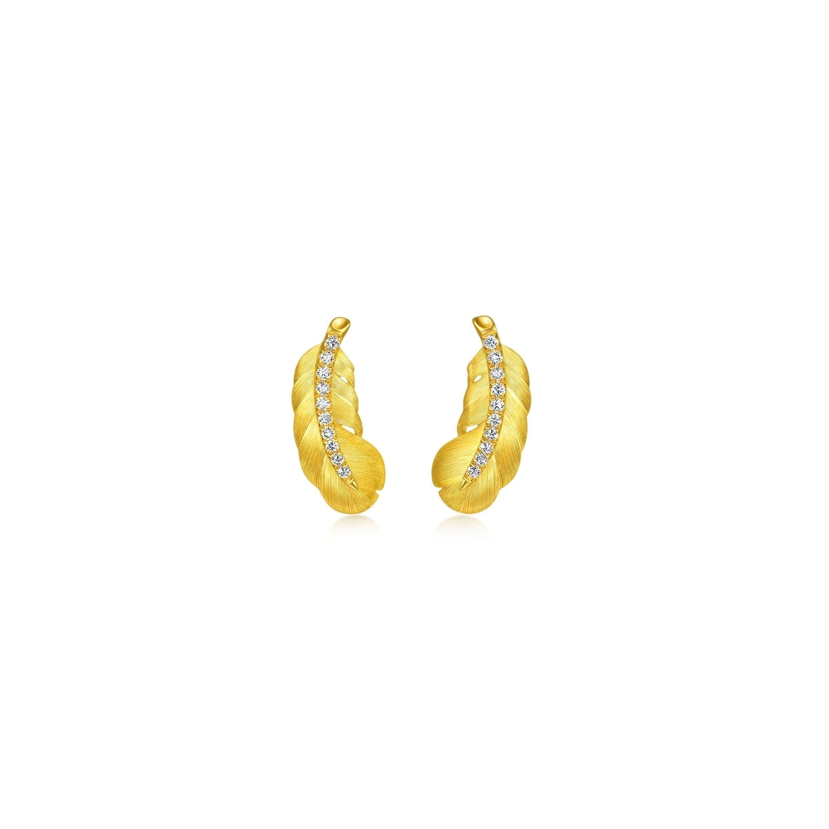 999 Gold Earrings