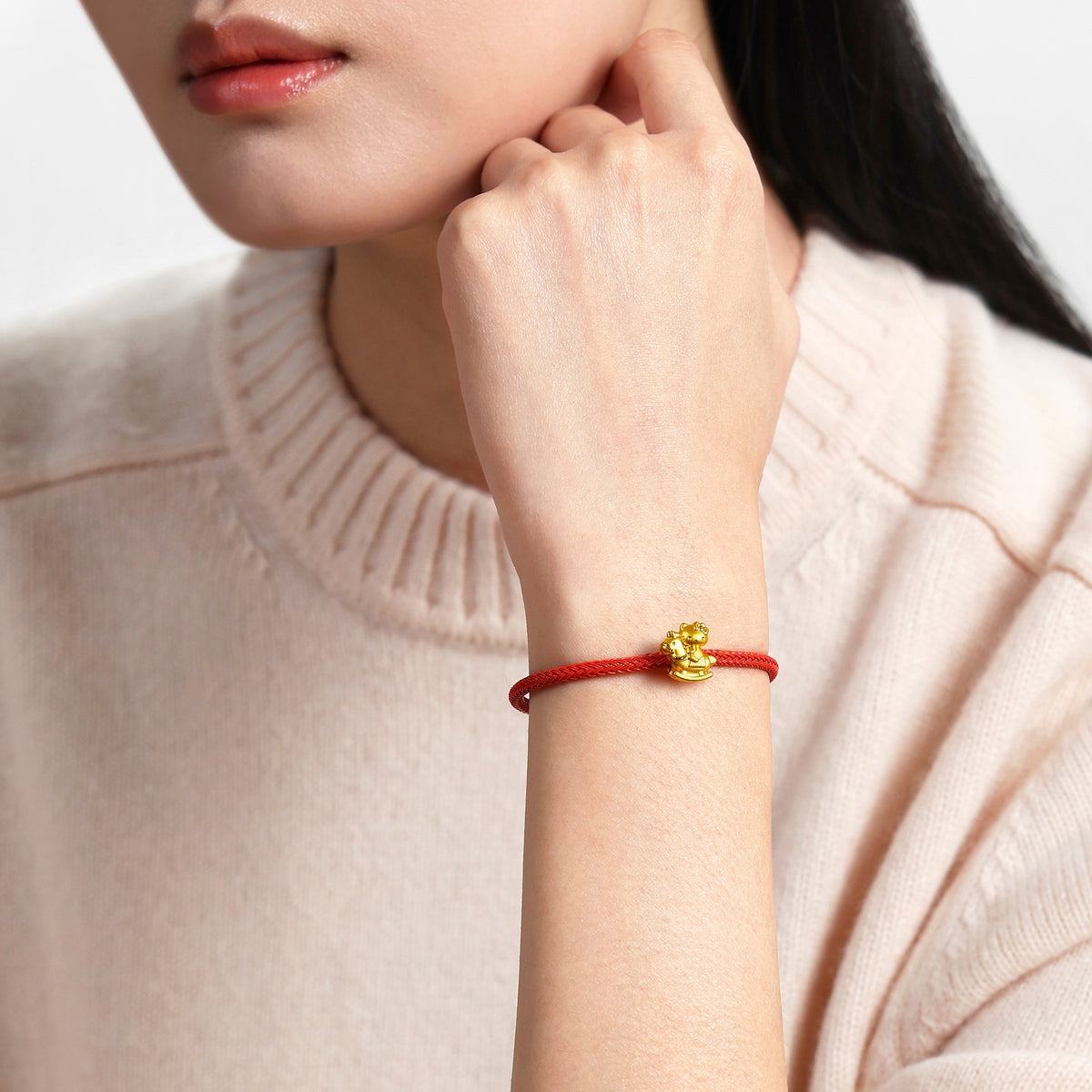 999 Gold Charm