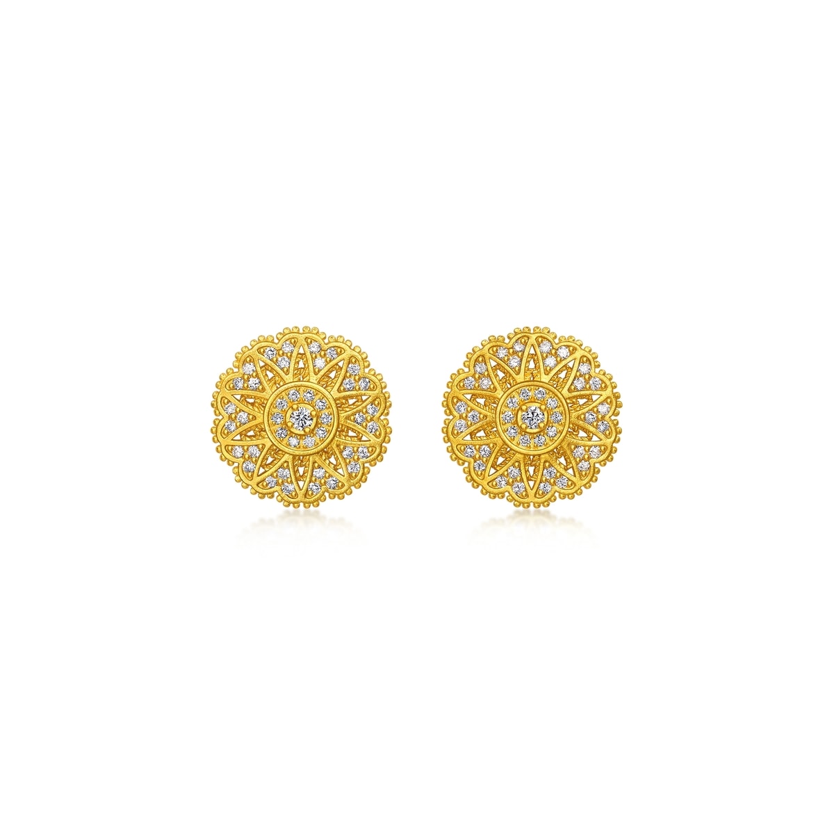 999.9 Gold Earrings