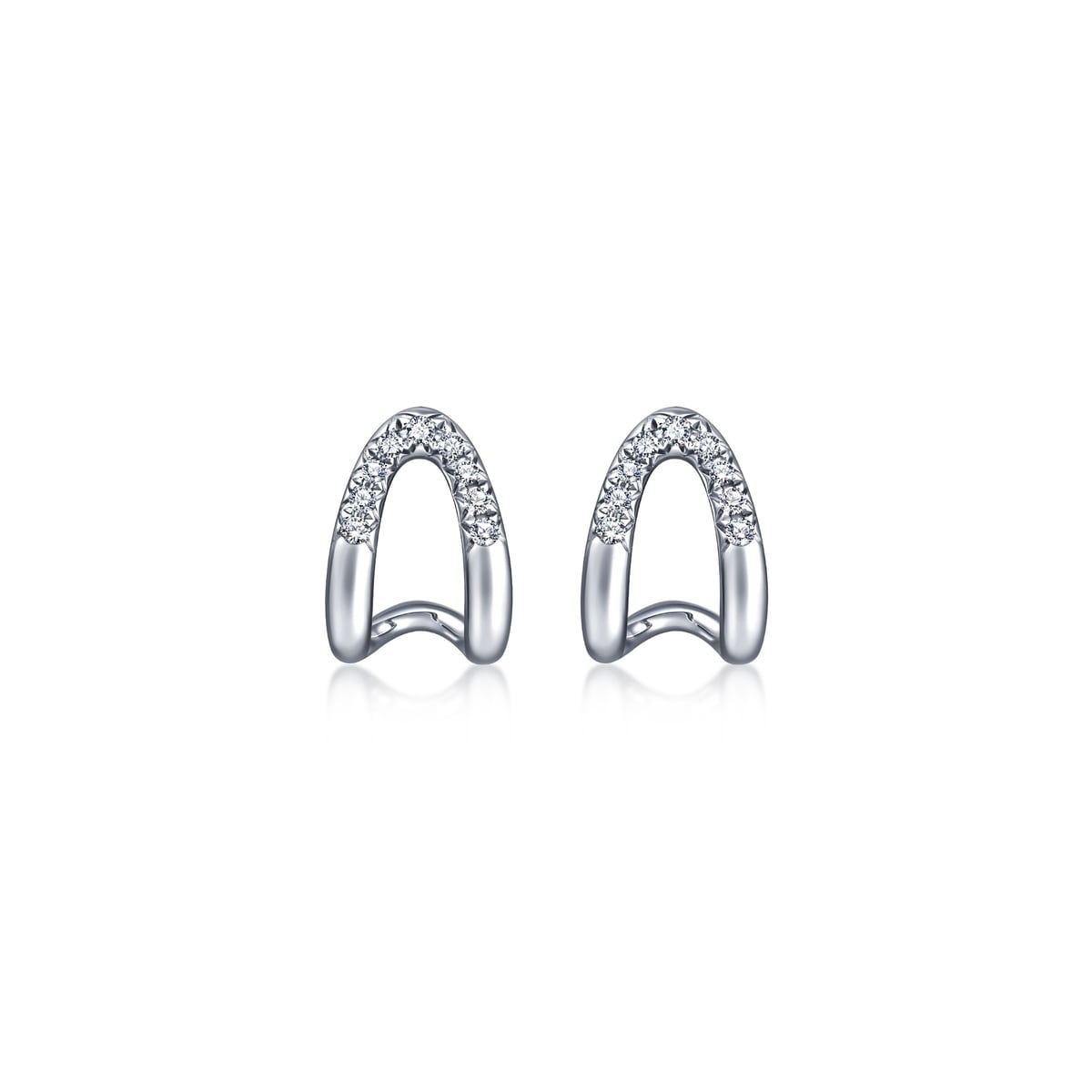 18K/750 Gold (White) Diamond Earrings