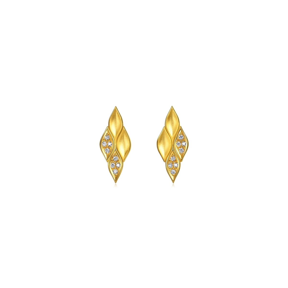 999 Gold Earrings