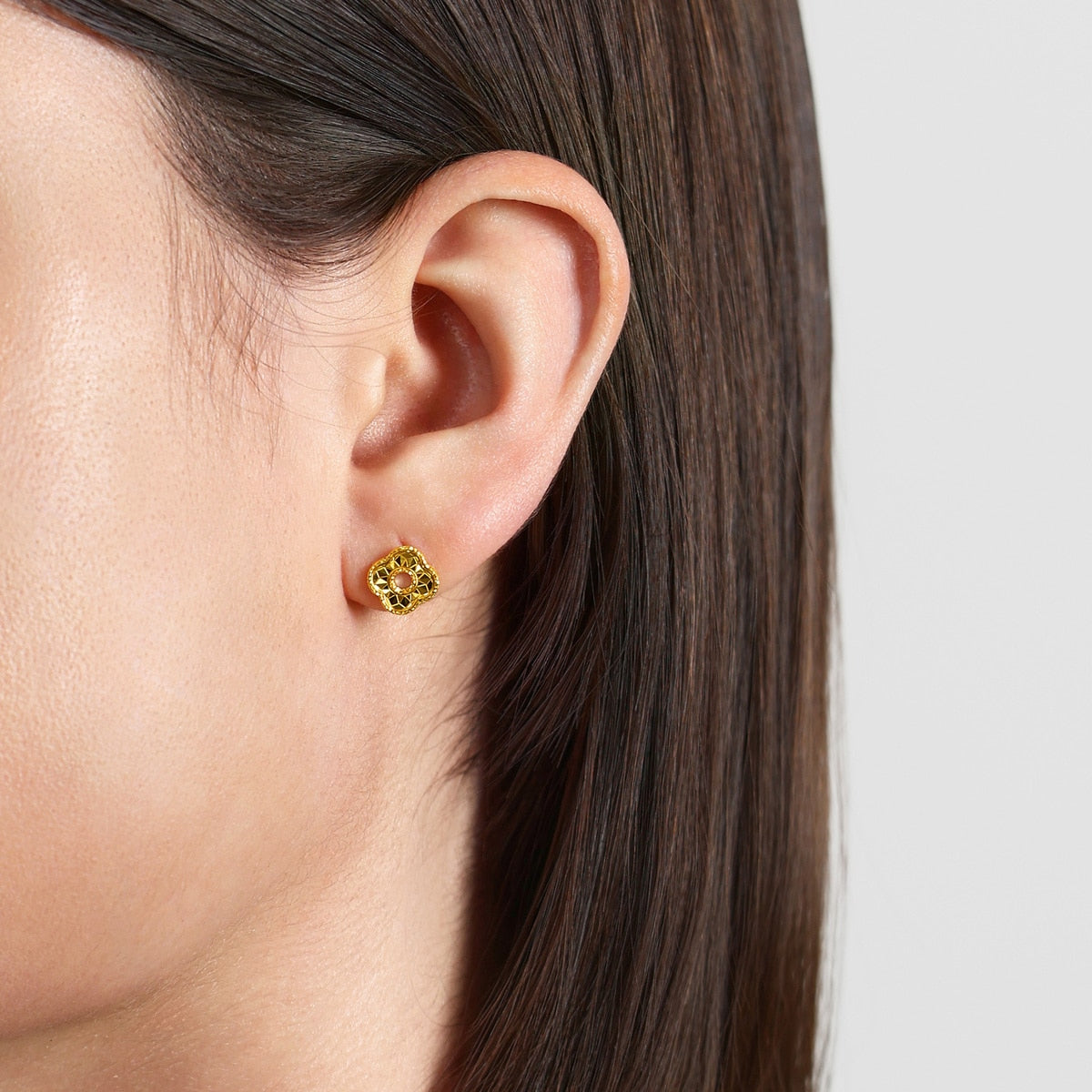999 Gold Earrings