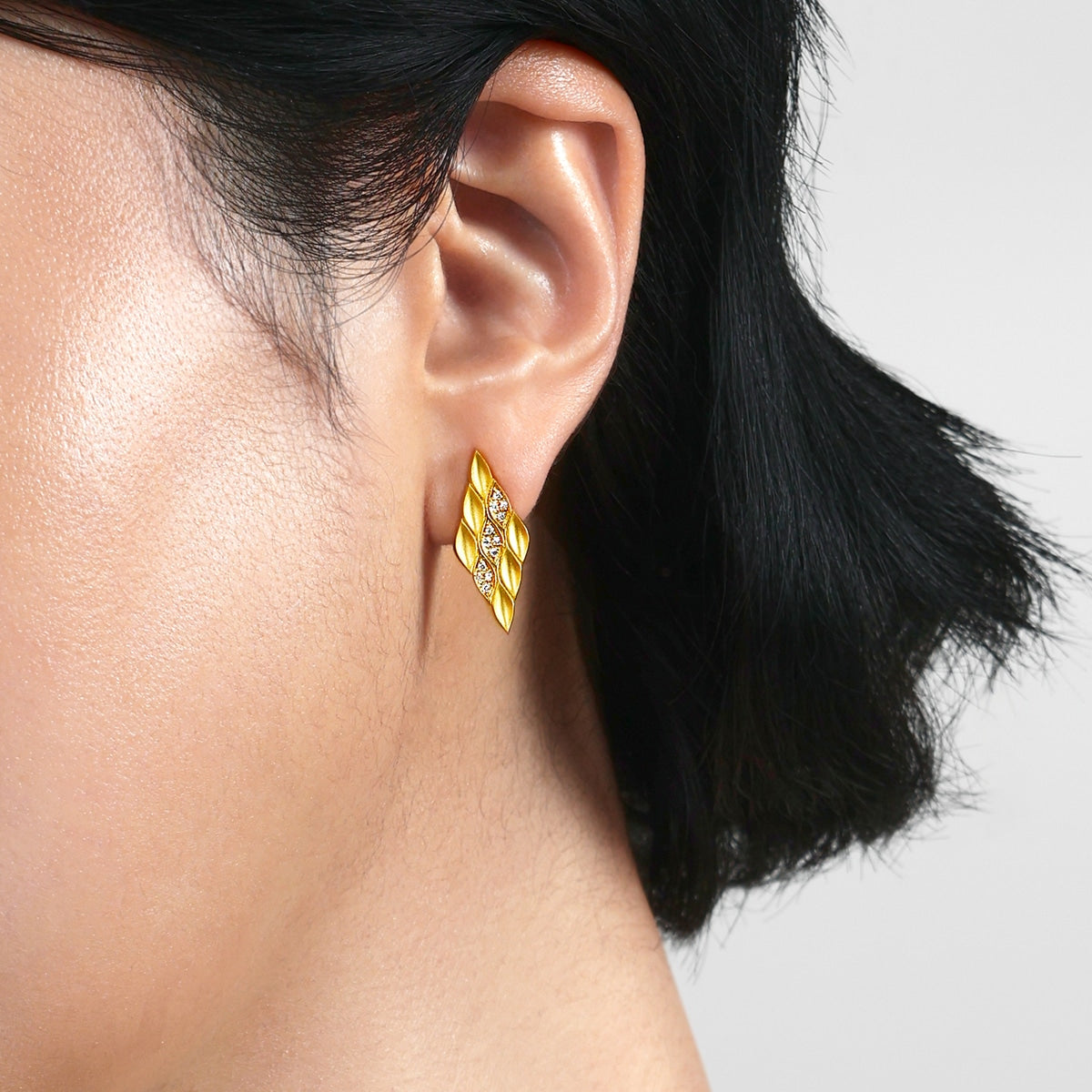 999 Gold Earrings