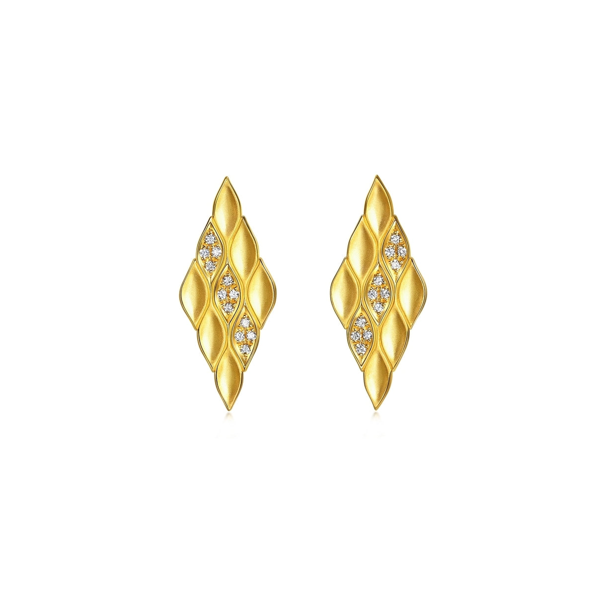 999 Gold Earrings