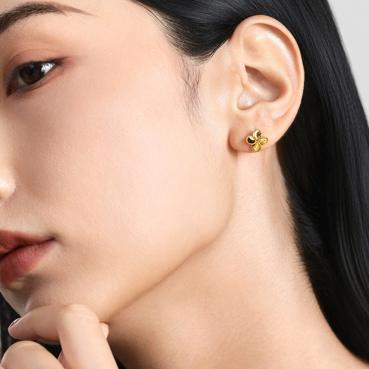 999 Gold Earrings