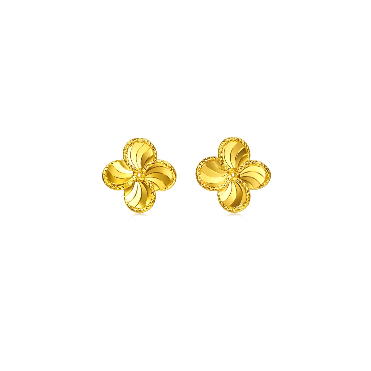 999 Gold Earrings