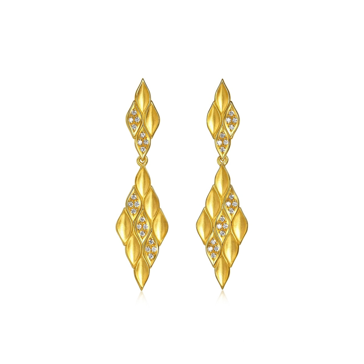 999 Gold Earrings