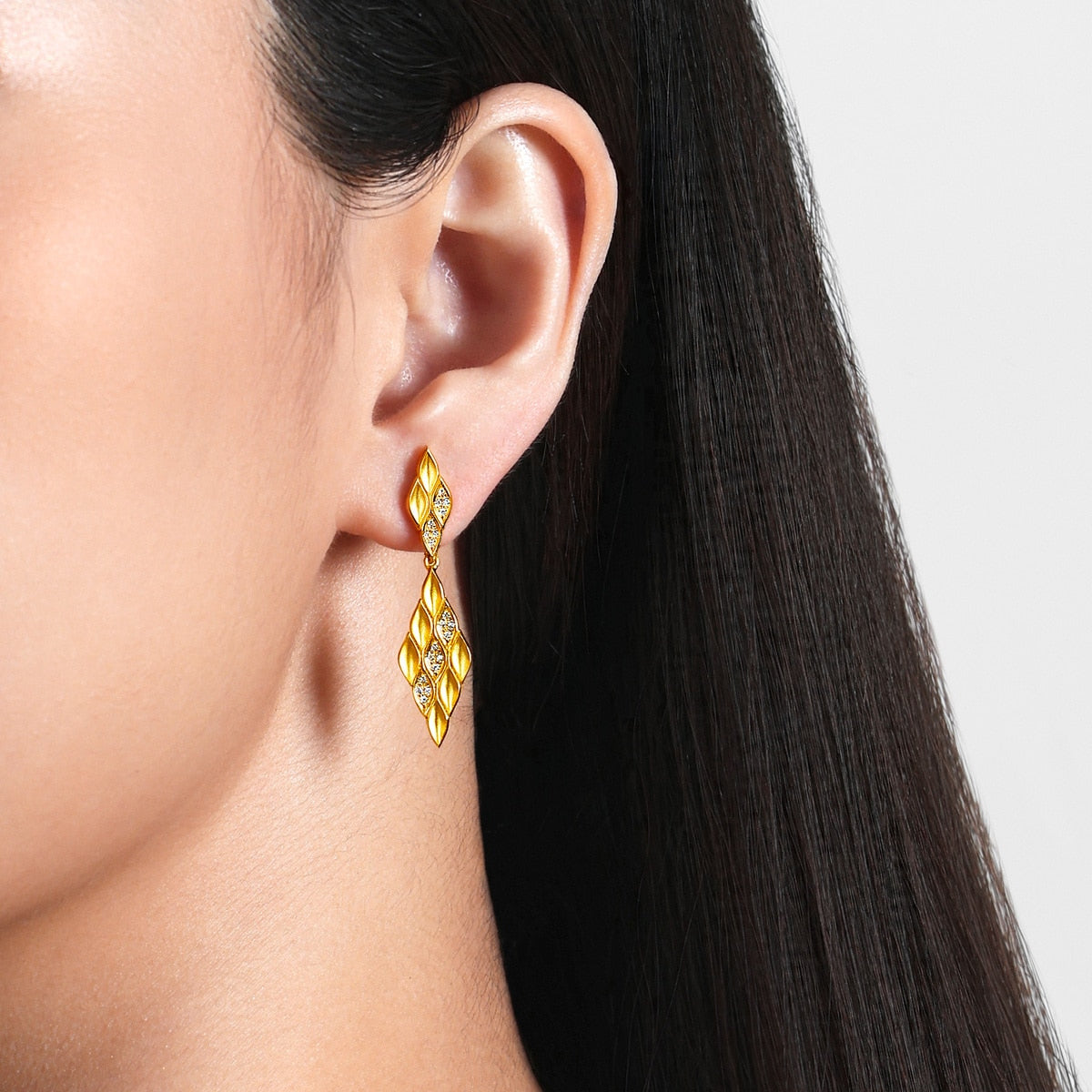 999 Gold Earrings