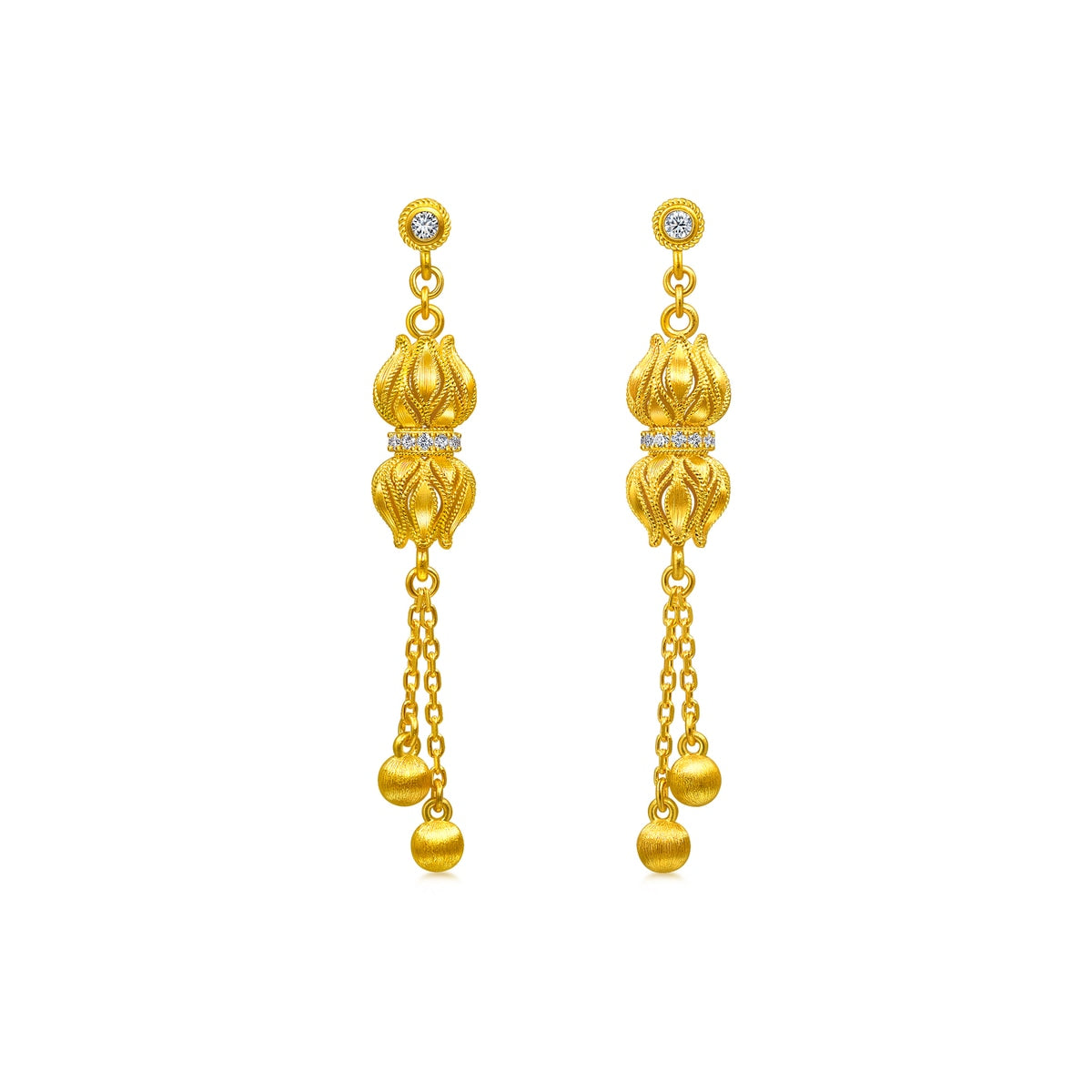 999.9 Gold Earrings