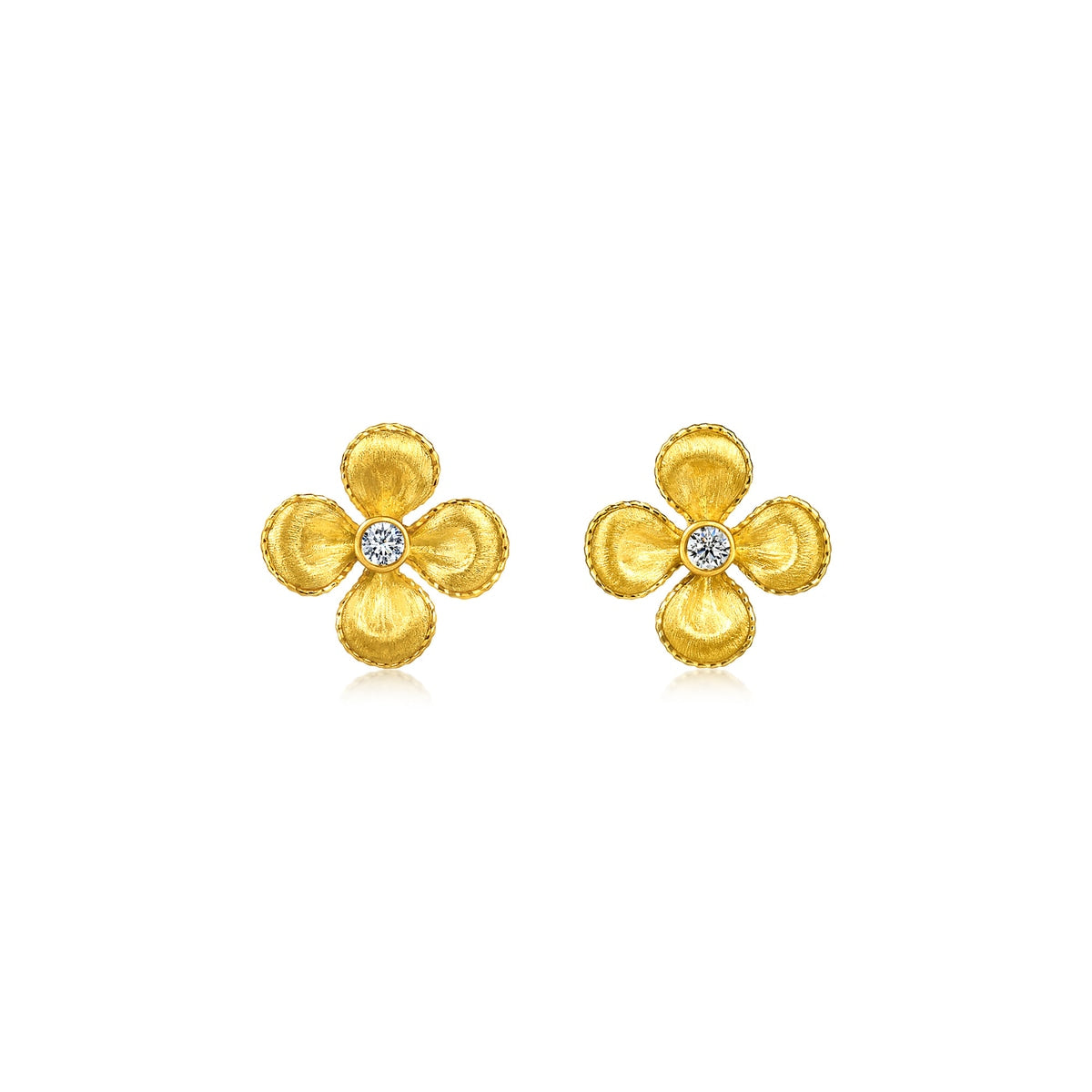 999 Gold Earrings