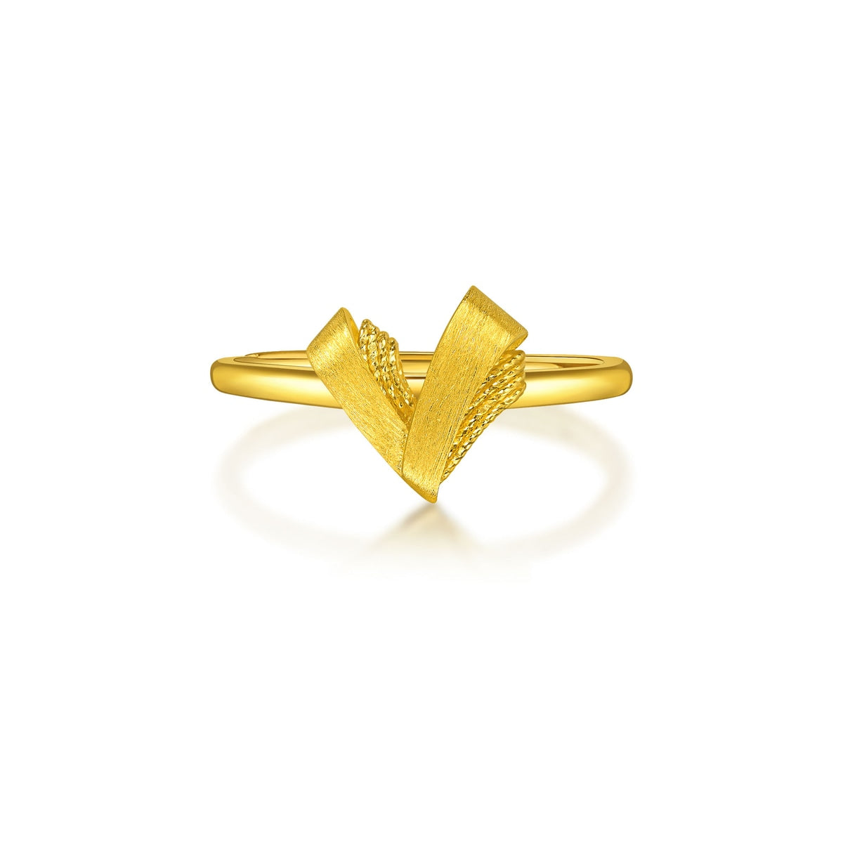 Essence 999 Gold Heart Ring