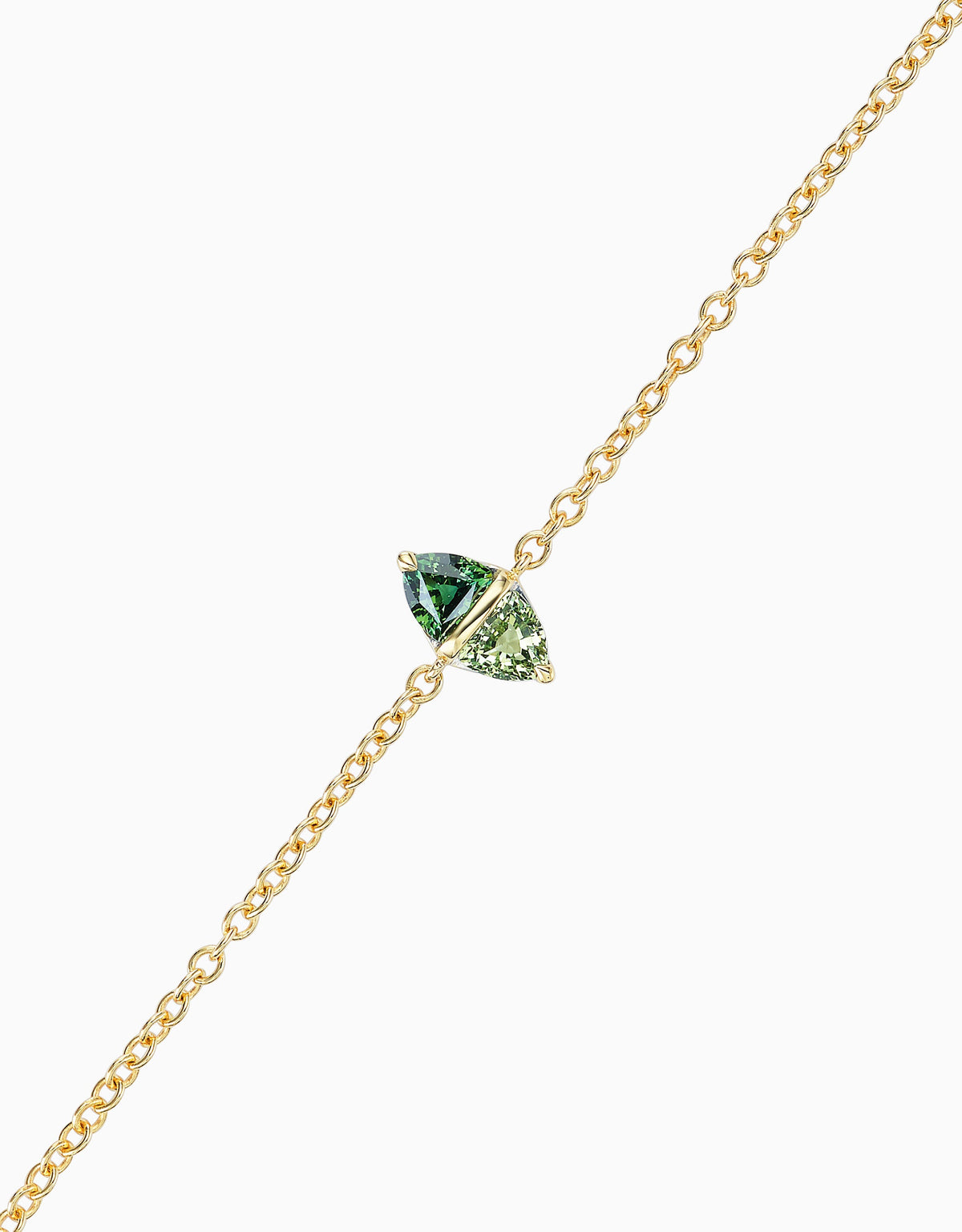 Tilly Bracelet - Green Sapphire