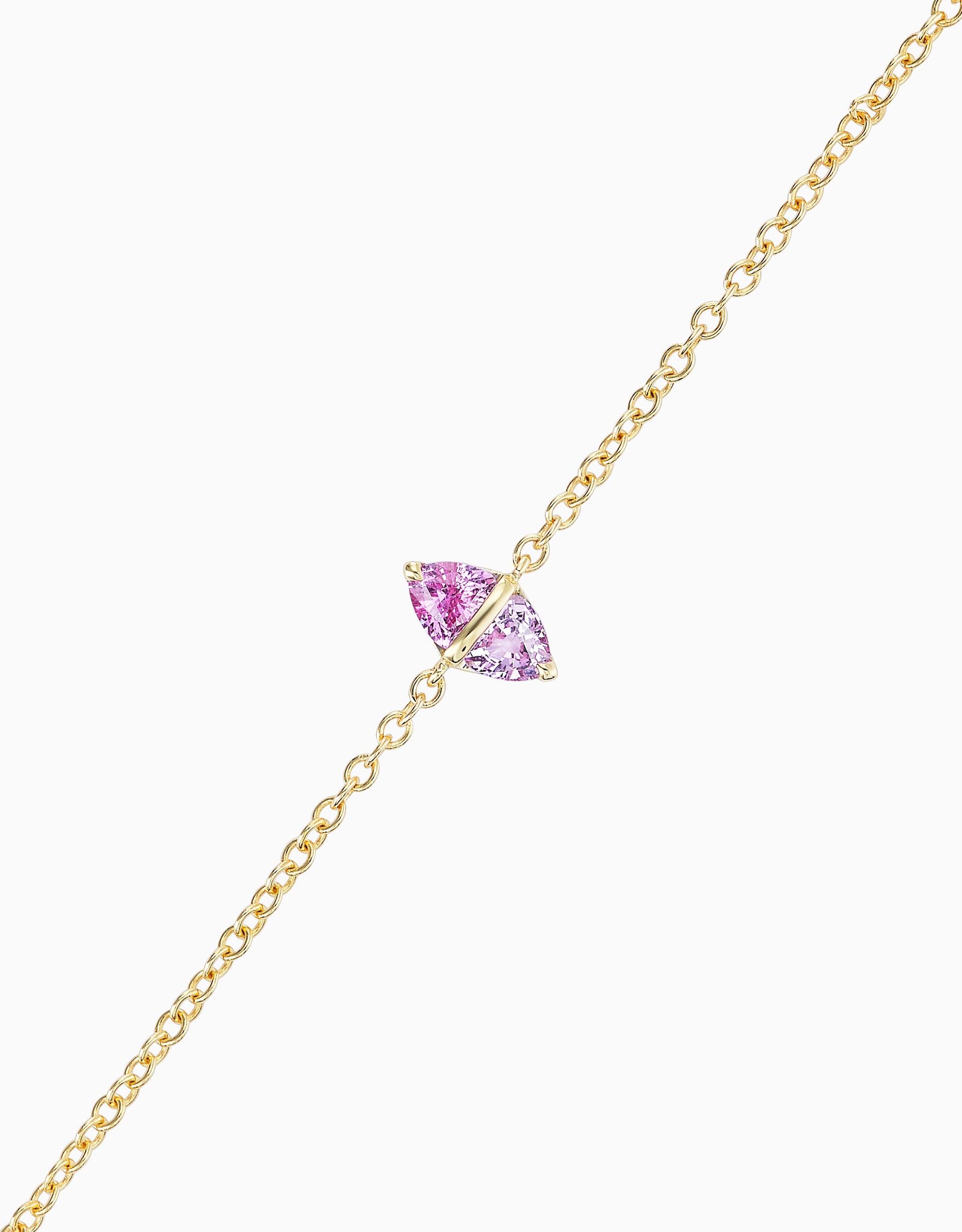 Tilly Bracelet - Pink Sapphire