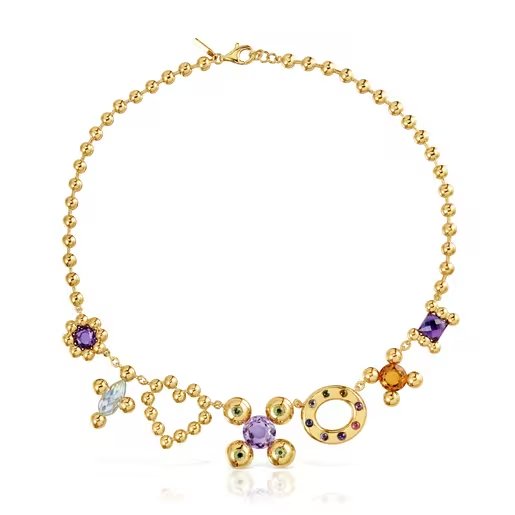 Sugar Party Gemstone Necklace - Main Image