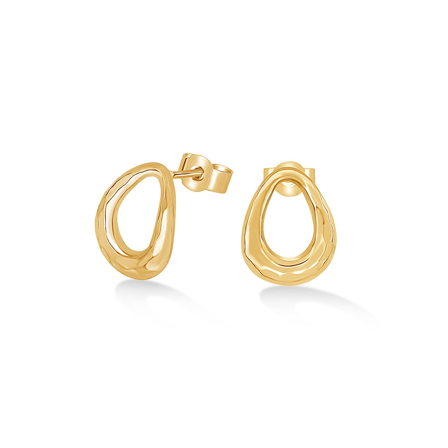 Large Entwined Oval Studs