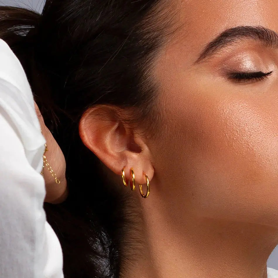 Gold Hoop Earrings