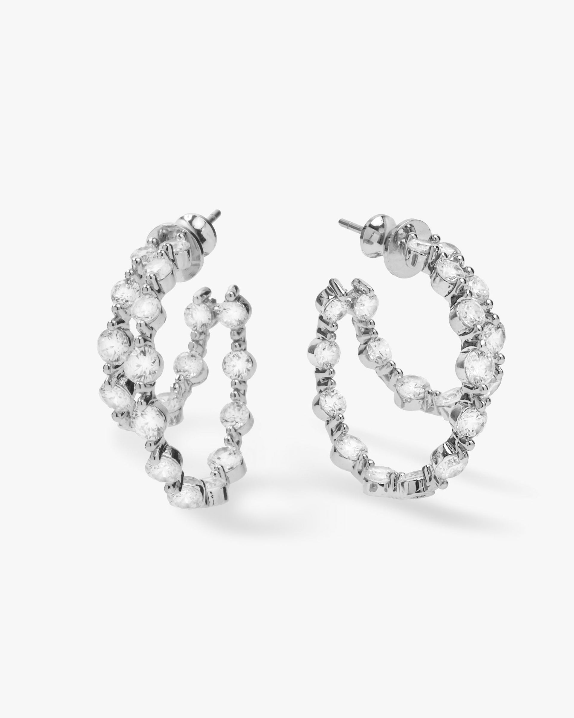she-is-an-icon-double-hoops-in-silver-and-white-diamondettes