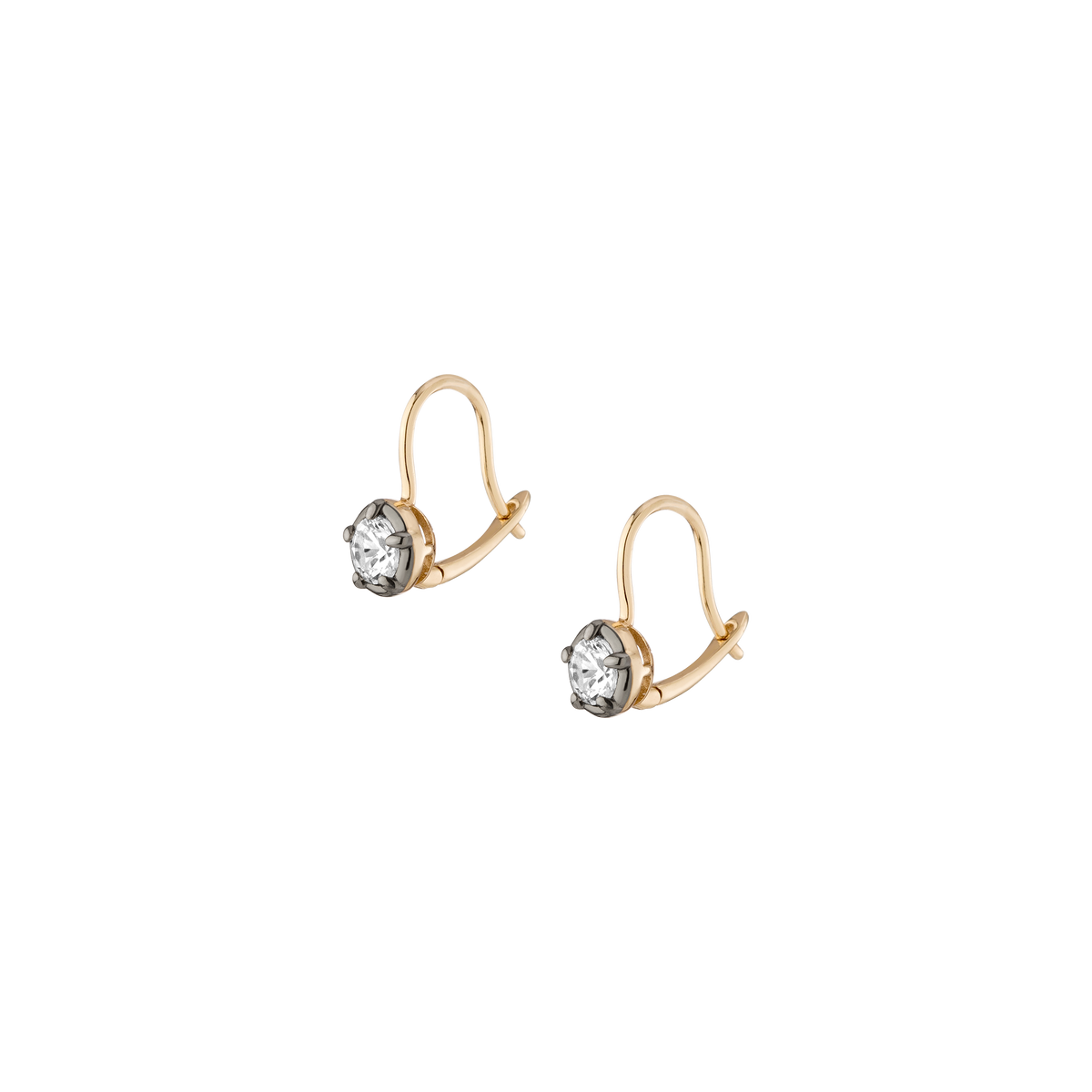 Black Rhodium Georgian Drop Earrings