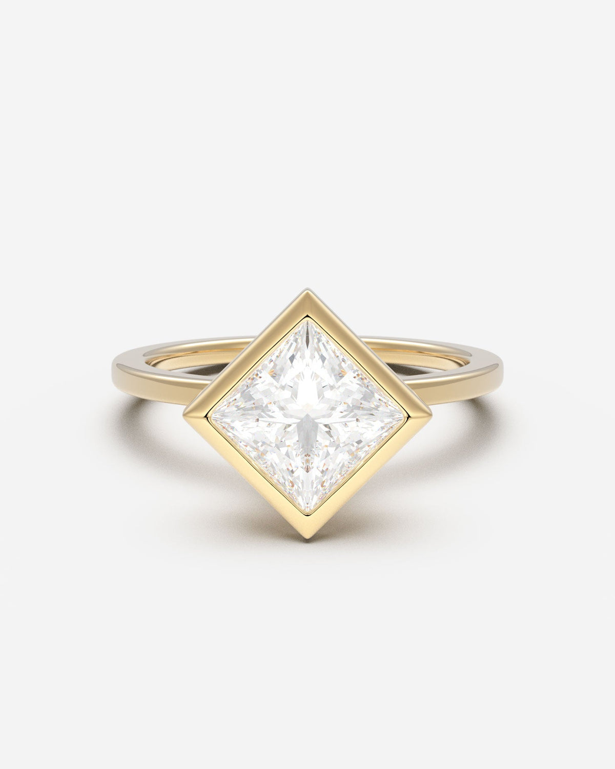 The East West Bezel Solitaire — Princess