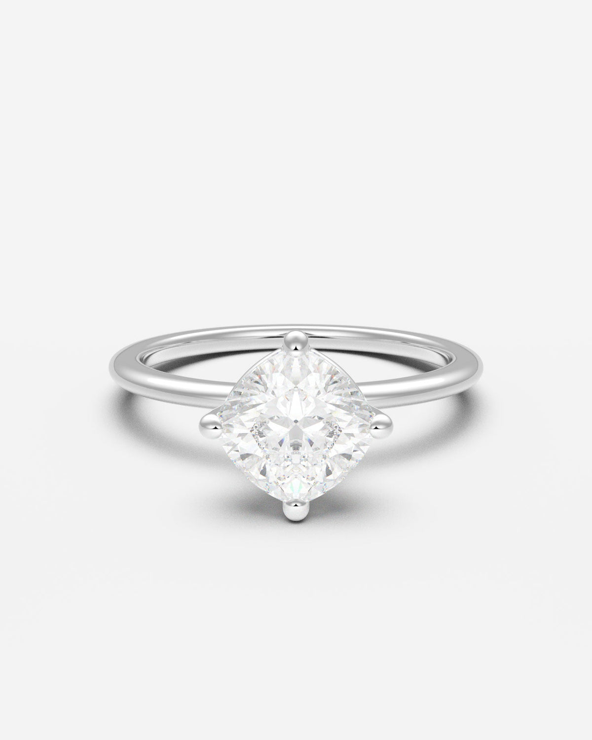 The East West Solitaire — Cushion