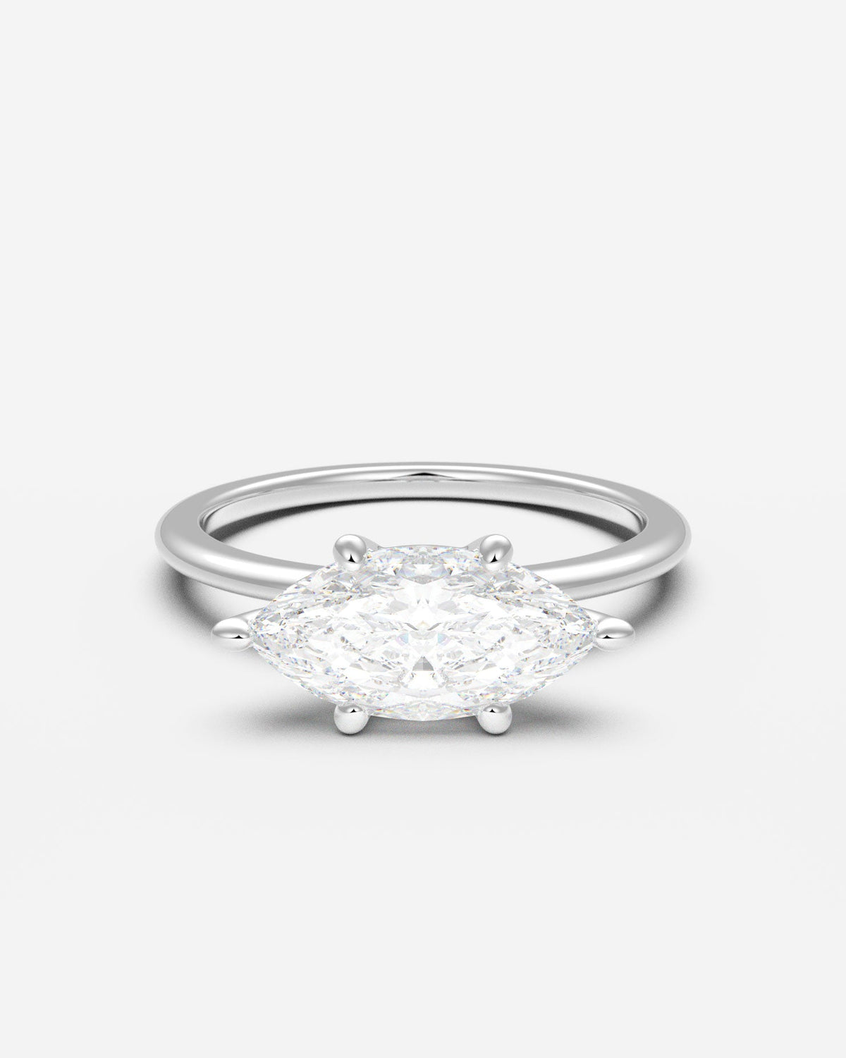 The East West Solitaire — Marquise