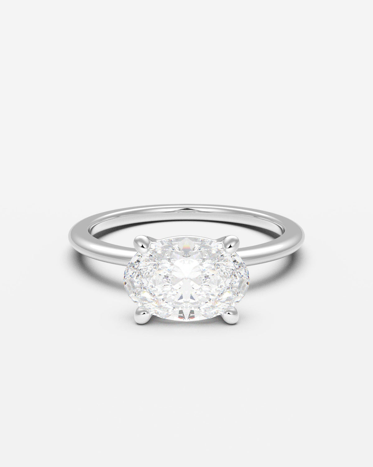 The East West Solitaire — Oval