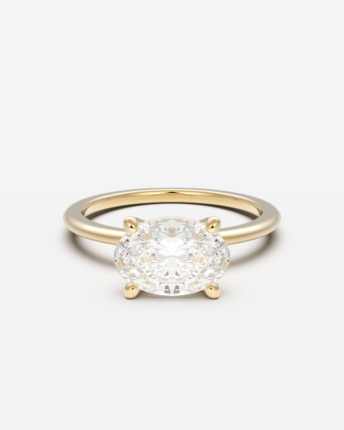 The East West Solitaire — Oval
