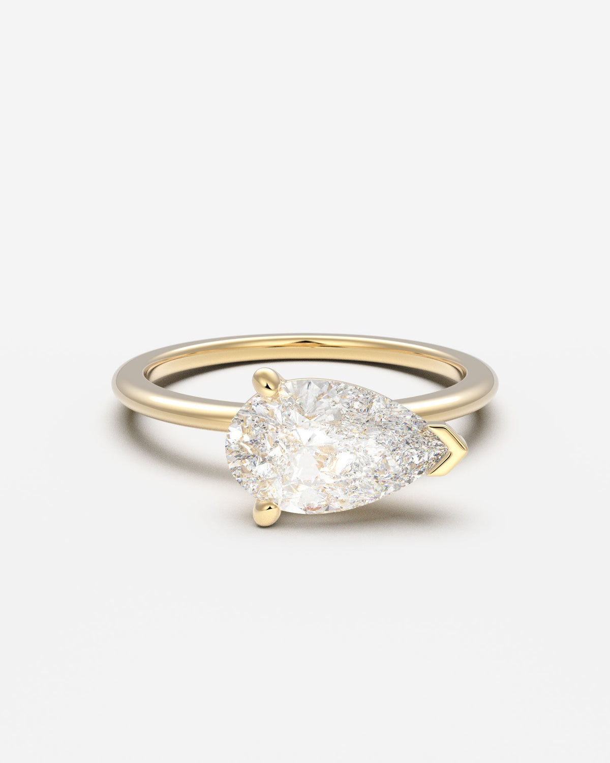 The East West Solitaire — Pear