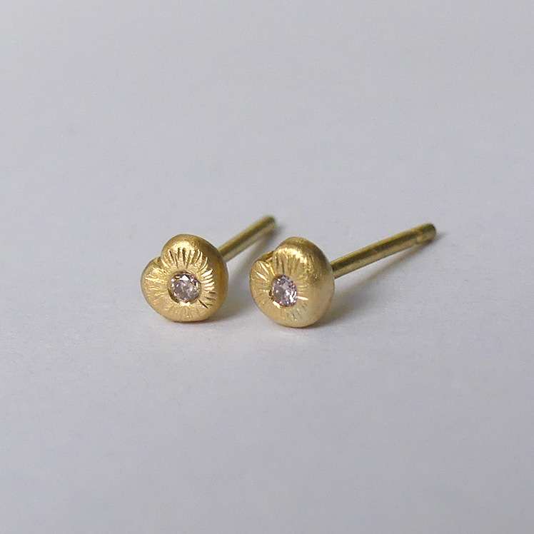 The Alma Heart Studs