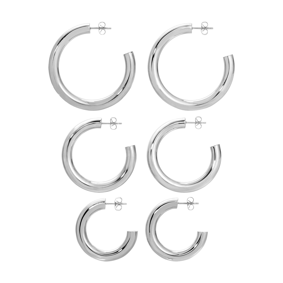Essential Hoop - Silver Petite
